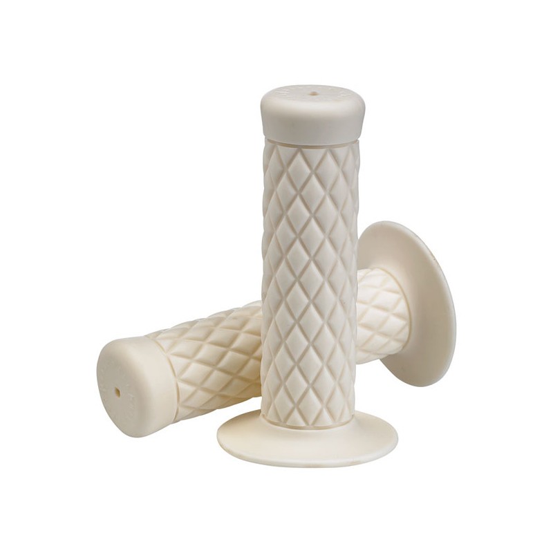 Revêtement de poignées Thruster Grips Biltwell White TPV