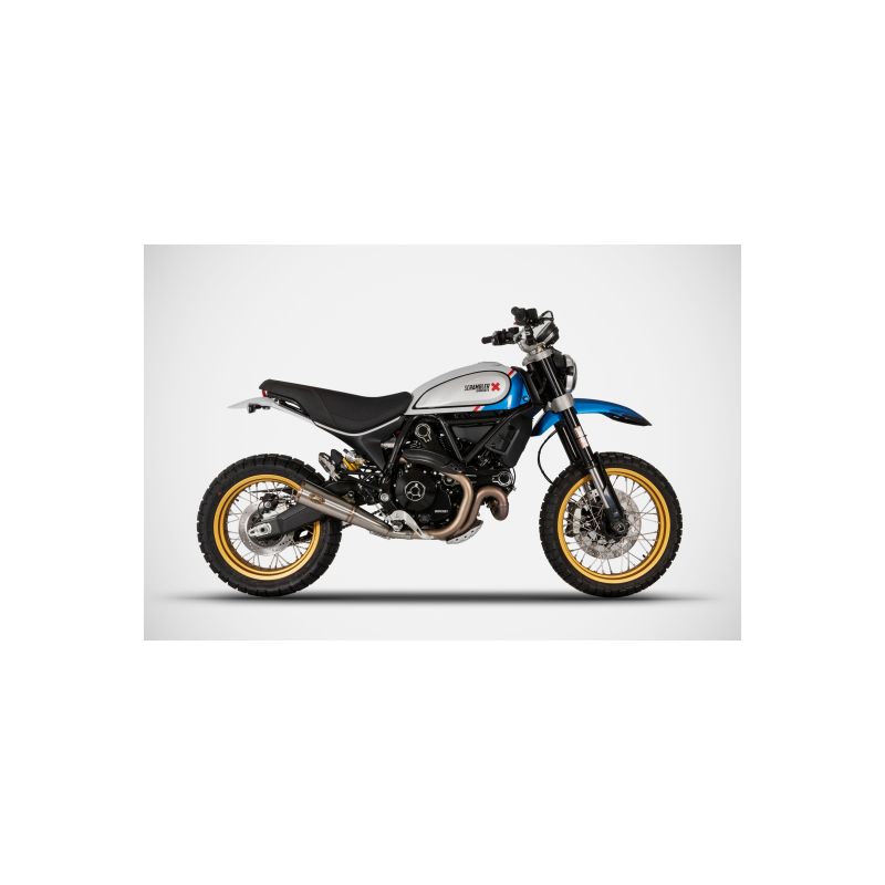 Echappement Slip On inox homologué Ducati Desert Sled Zard 2021+ image 4
