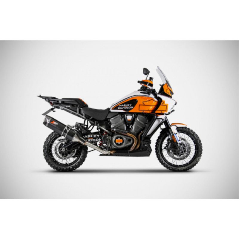 Echappement Slip On inox homologué Harley Davidson Pan America 1250 Zard image 1