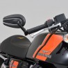 Rétroviseur guidon Daytona D Mirror 6 Oval noir Daytona|MM