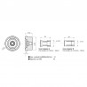 Paire d'adaptateur d'embout de guidon universel Daytona image 2