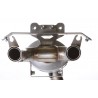 Pot GPR Exhaust Yamaha FZ6 600-Fazer S1-S2 2004/13 Ghost échappement homologué Alluminio Ghost