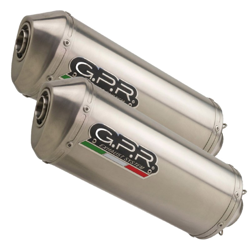 Pot GPR Exhaust Yamaha XT 660 Z Ténéré 2008/16 échappement homologué Satinox