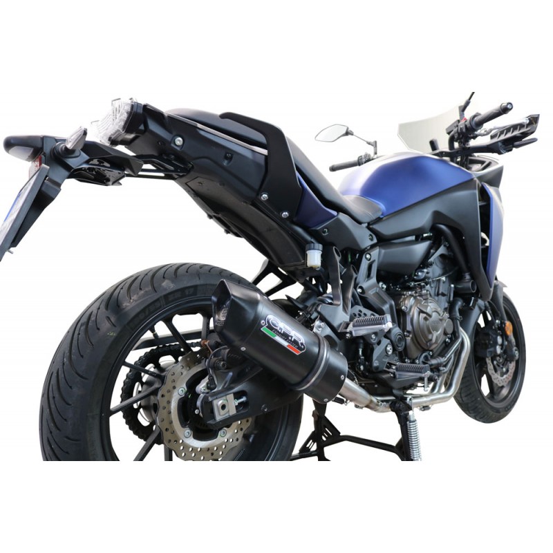 Pot GPR Exhaust Yamaha MT-07 2014/2016 e3 Pot échappement complet homologué Furore Nero
