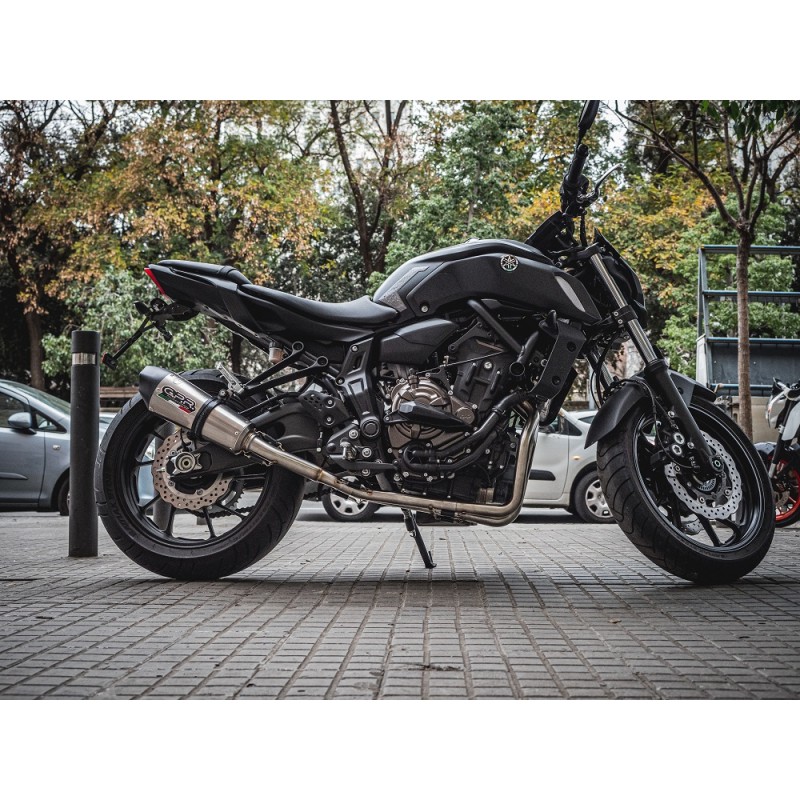 Pot GPR Exhaust Yamaha MT-07 2014/2016 e3 Pot échappement complet homologué Gpe Ann. Titaium