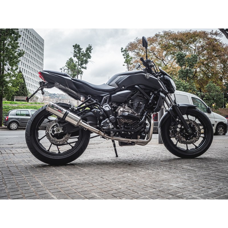 Pot GPR Exhaust Yamaha MT-07 2014/2016 e3 Pot échappement complet homologué M3 Inox