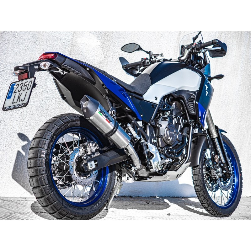 Silencieux GP EVO4 GPR Exhaust pour Yamaha Ténéré 700 2019 - 2020 titane 1