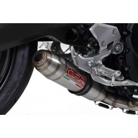 Pot GPR Exhaust Yamaha MT-09 / FZ-09 2014/16 e3 échappement homologué Deeptone Inox