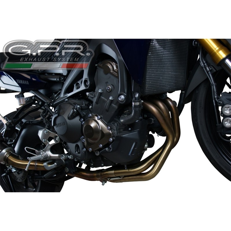 Pot GPR Exhaust Yamaha MT-09 Tracer FJ-09 TR 2015/16 e3 Pot échappement complet homologué Furore Nero