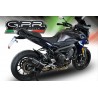 Pot GPR Exhaust Yamaha MT-09 Tracer FJ-09 TR 2015/16 e3 Pot échappement complet homologué Furore Nero
