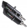 Pot GPR Exhaust Yamaha TDM 900 2002/14 échappement homologué Furore Nero