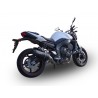 Pot GPR Exhaust Yamaha FZ1 - Fazer 1000 2006/14 échappement homologué Furore Nero