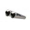 Pot GPR Exhaust Yamaha MT-01 1000 2005/11 double échappementss racing Inox Tondo / Round