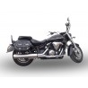 Pot GPR Exhaust Yamaha XVS 1300 Midnight Star 2006/14 échappement homologué Inox Oval Bomb