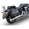 Pot GPR Exhaust Yamaha XVS 1300 Midnight Star 2006/14 échappement homologué Inox Oval Bomb