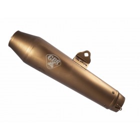 Pot GPR Exhaust Yamaha XTZ 600 Ténéré 1985/86 échappement Homologué universel sans tube de liaison Ultracone Bronze café Racer