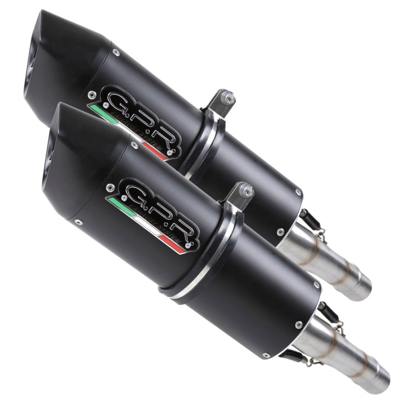Pot GPR Exhaust Yamaha XT 660 X-R 2004/14 échappement homologué Furore Nero