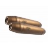 Double échappements homologués GPR Exhaust Yamaha XJ 900 S - F Diversion 1994/2003 sans raccord Deeptone Bronze café Racer