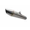 Silencieux Vintavoge Café Racer GPR Exhaust pour Yamaha XV 1100 Virago 1986 - 1999 argent 1