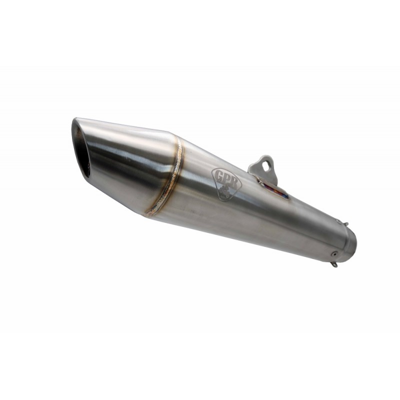 Pot GPR Exhaust Yamaha XT 600 -E-K 1985/02 échappement Homologué universel sans tube de liaison Vintavoge café Racer
