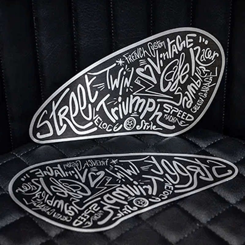 Pads stickers de réservoir graphique Triumph Street Twin image 1