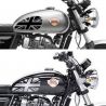 Pads stickers de réservoir noir satin Union Jack Royal Enfield Interceptor 650 image 3
