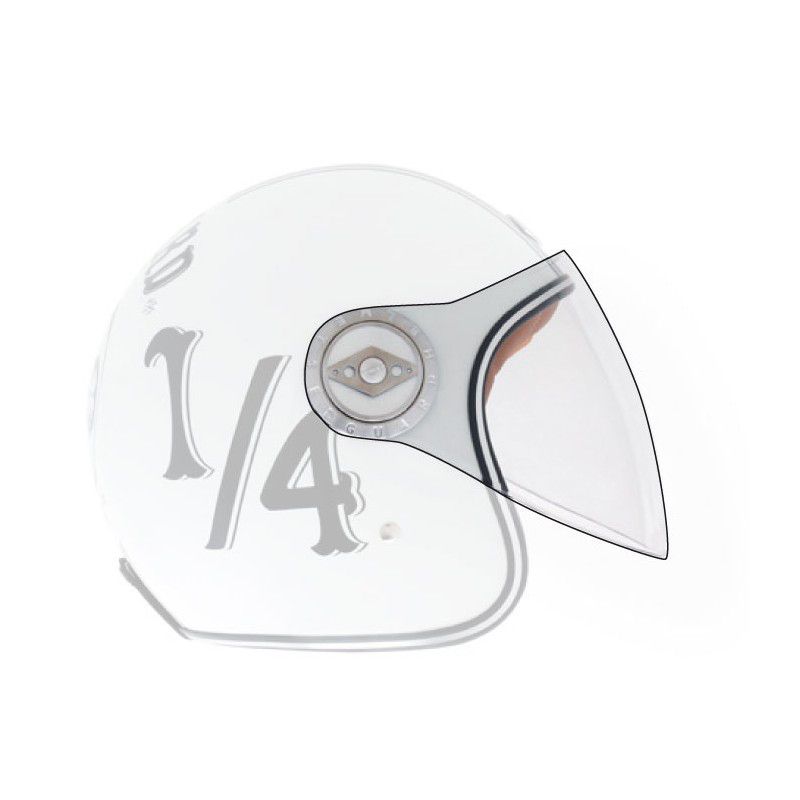 Visière longue fumée pour casque Dirt Ed