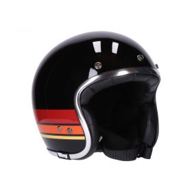 Casque jet Pele Gloss Black image 1