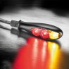 Clignotant LED 3 en 1 Micro S DF Dark noir Kellermann image 1