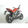 Double échappement 4 sorties titane pour Kawasaki Z1000 et Z1000Sx
