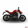 Double échappement 4 sorties titane pour Kawasaki Z1000 et Z1000Sx