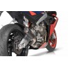 Ligne d'échappement inox et titane Gunshot Dark Matter QD Exhaust pour Aprilia RS660
