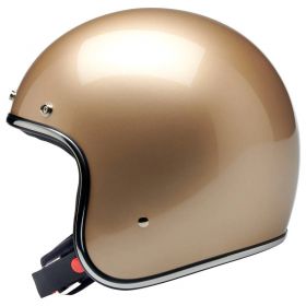 Casque jet Bonanza Metallic Champagne Biltwell image 1