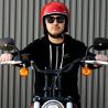 Casque jet Bonanza Gloss Blood Red Biltwell image 7