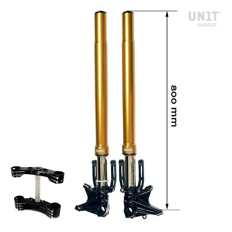 Kit de fourche Öhlins et té de fourche Unit Garage pour BMW R18 9