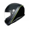 Casque AGV K6 Minimal gunmetal/black/yellow fluo image 3