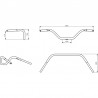 Guidon Beach Bar Wunderlich chromé pour BMW R18 7