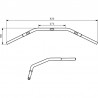 Guidon Drag Bar chromé Wunderlich pour BMW R18 6