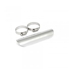 Protection thermique chromée pour échappement