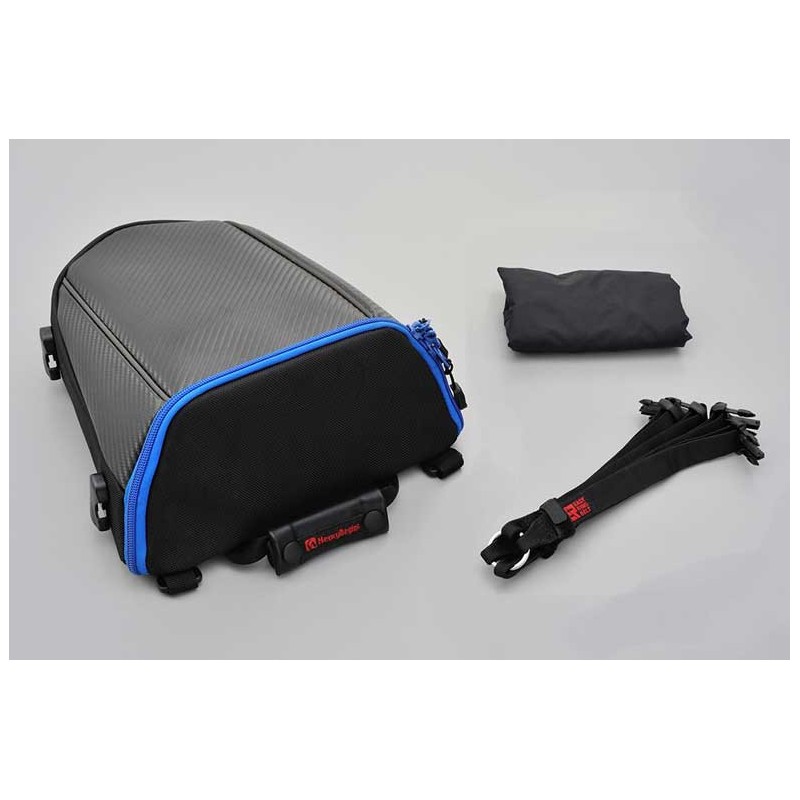 Sacoche de selle profilée daytona bleue/carbone