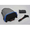 Sacoche de selle profilée daytona bleue/carbone