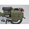 Sacoche moto vintage kaki daytona 20l