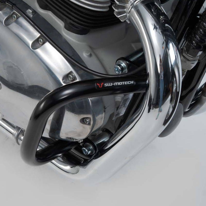 Crash Bar SW Motech noir Royal Enfield image 1 Crash Bar SW Motech noir Royal Enfield image 1
