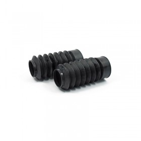 Soufflets de fourche noirs 49mm image 1
