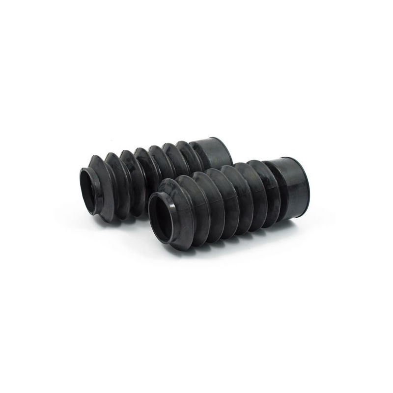 Soufflets de fourche noirs 49mm image 1 Soufflets de fourche noirs 49mm image 1