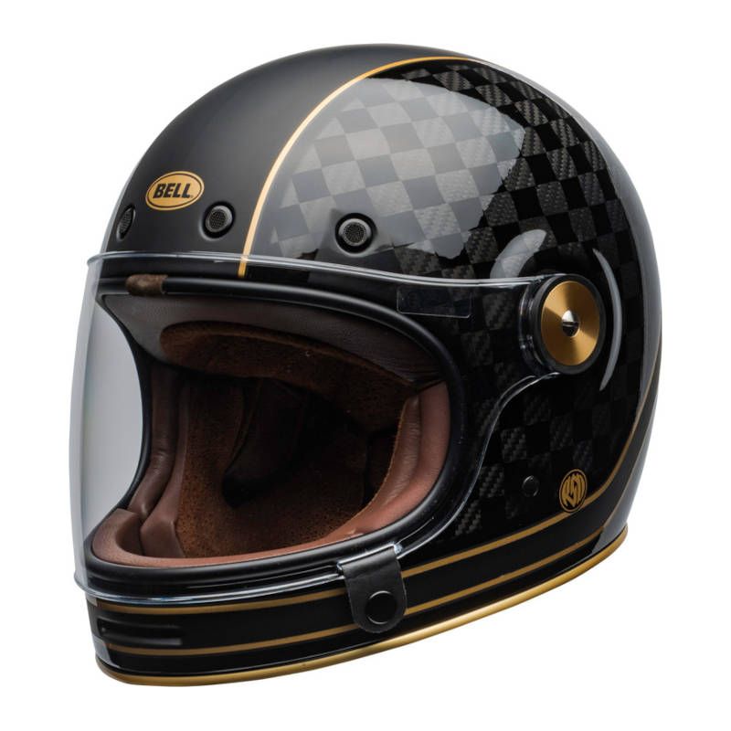 Casque BELL Bullitt Carbon RSD Check-It Mat/Brillant Noir/Or image 1