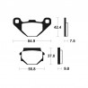 Plaquettes de frein Tecnium MA46 pour Kawasaki et Suzuki 2