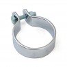 Collier chromé pour échappement café racer | Modif Moto