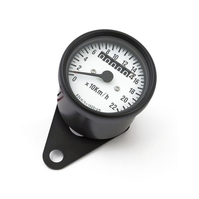 Mini compteur de vitesse analogique noir| Modif Moto
