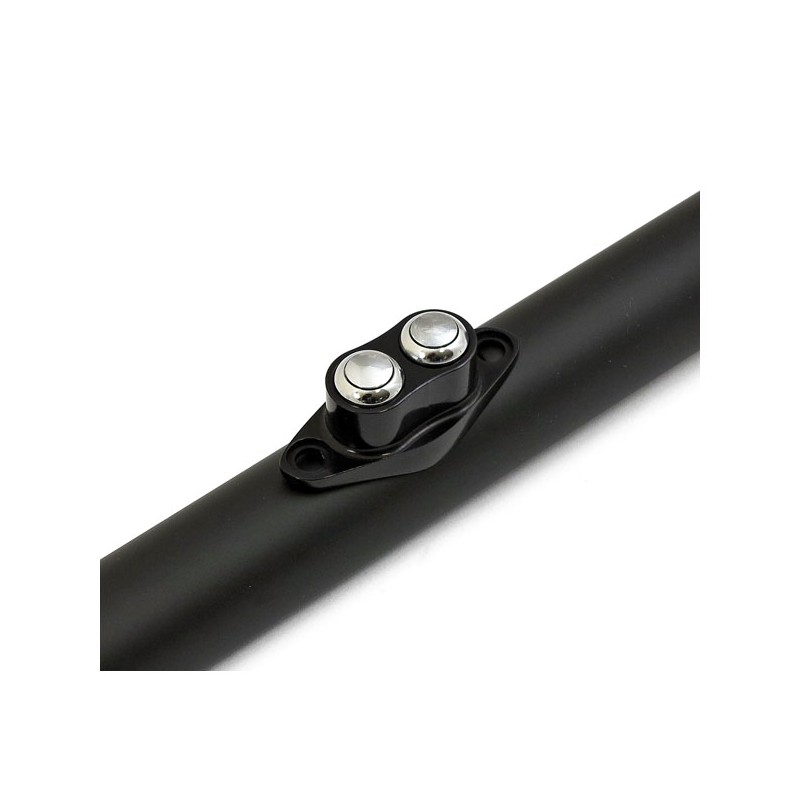Boutons poussoir doubles (chrome ou noir) | Modif Moto